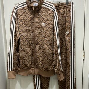 Adidas Originals Firebird Adicolor 70s Monogram Tracksuit jacket joggers NWOT